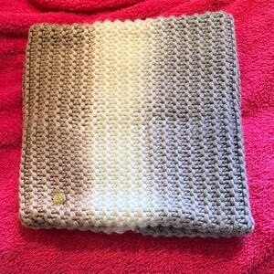 Vince Camuto Gradient Knit Scarf - Brown, Cream, Gray New in bag